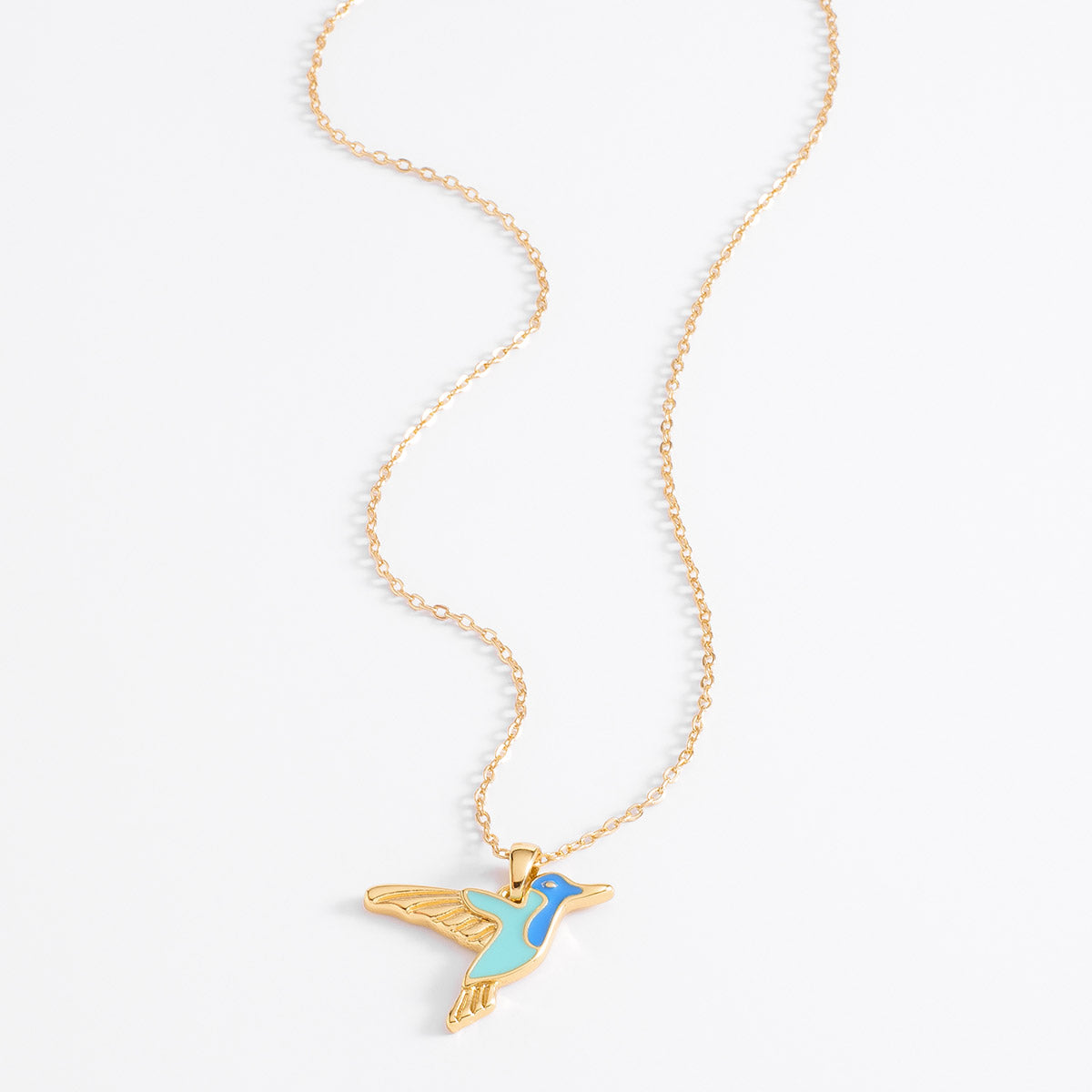 Collar Colibrí Azul