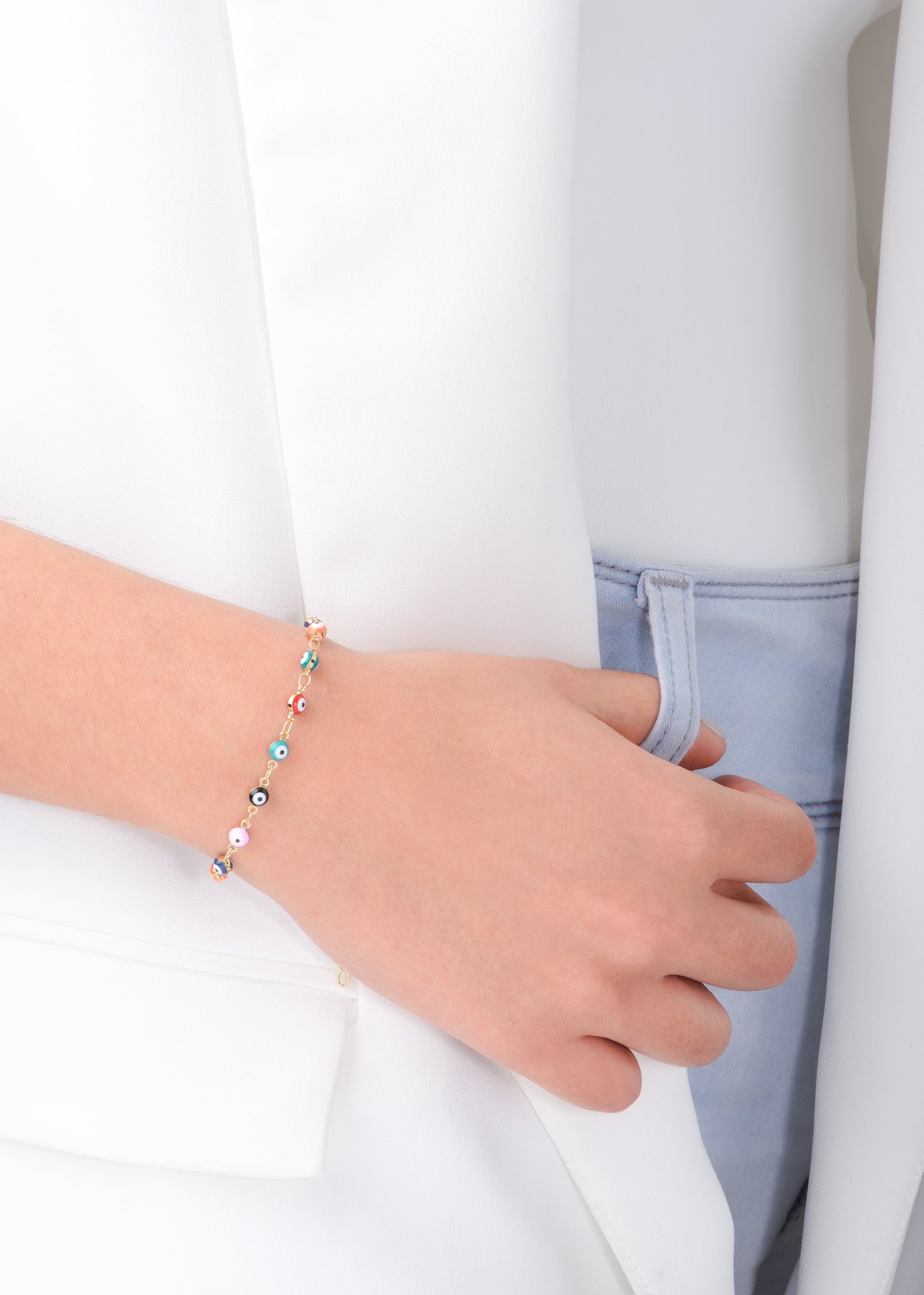 Pulsera Ojos Colores