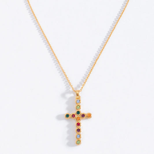 Collar Cruz Colores