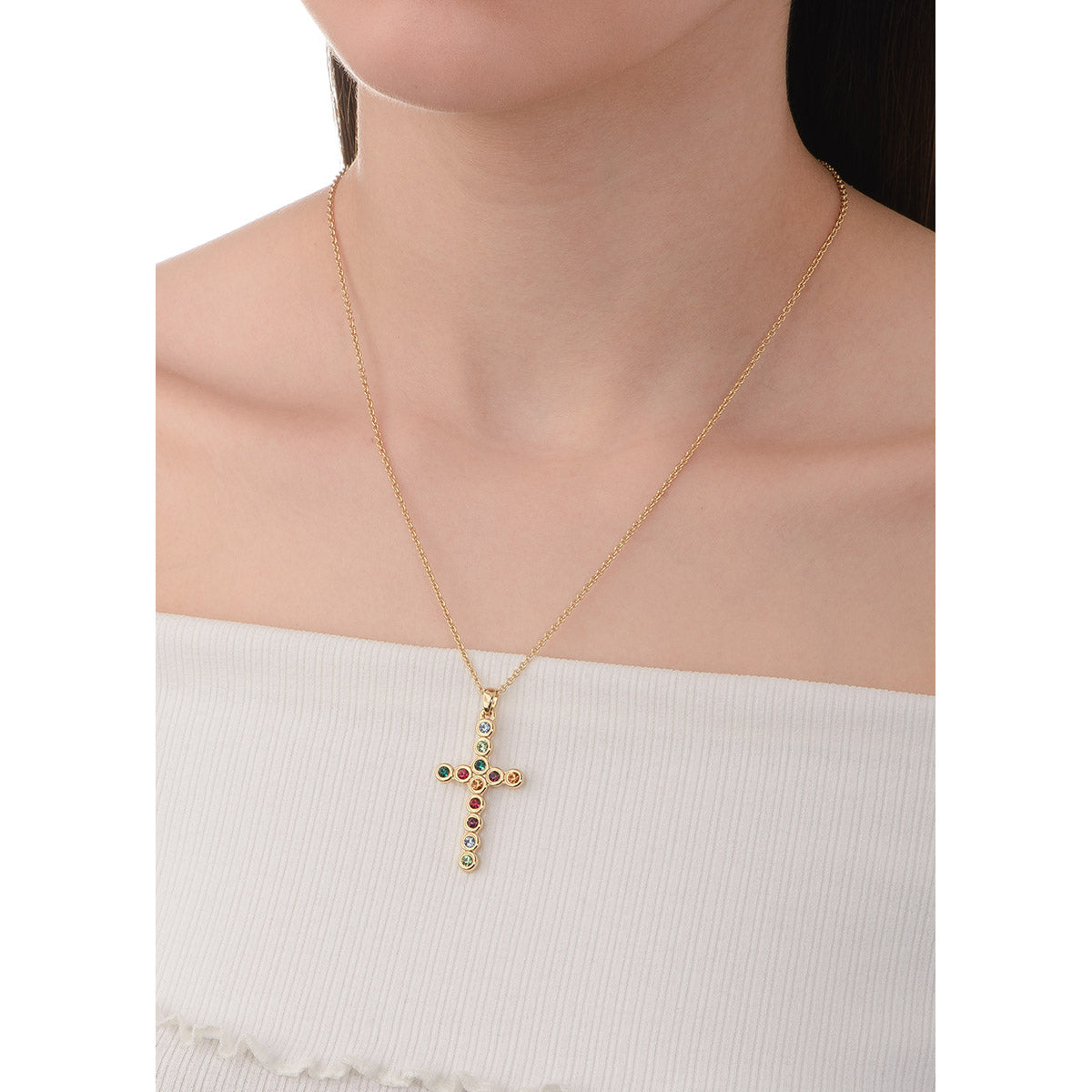 Collar Cruz Colores