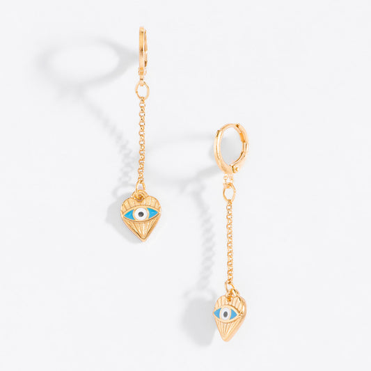 Aretes Ojo Corazón