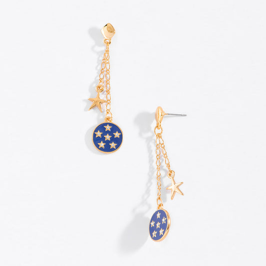Aretes Blue Stars