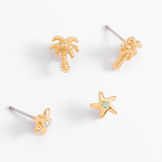 Aretes Palmeras