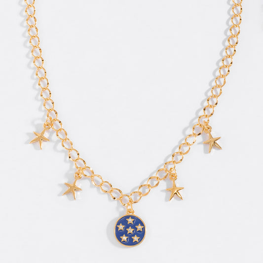 Collar Blue Stars
