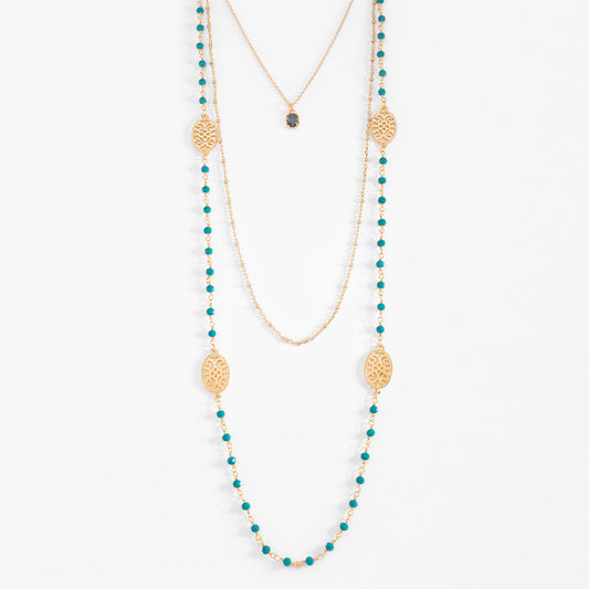 Collar Largo Aqua