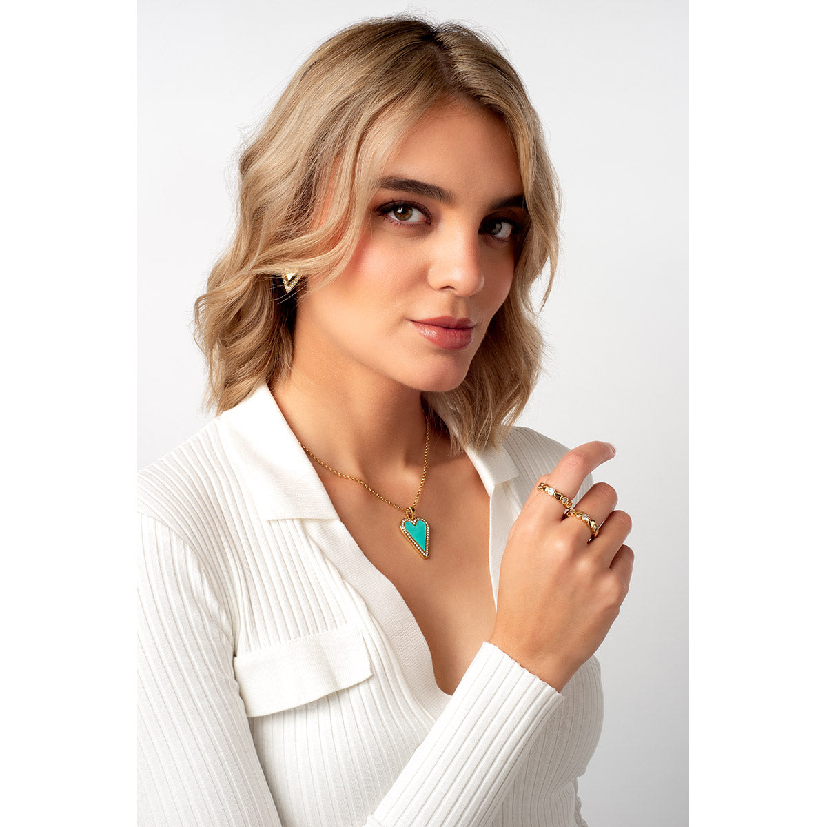 Anillo Corazones
